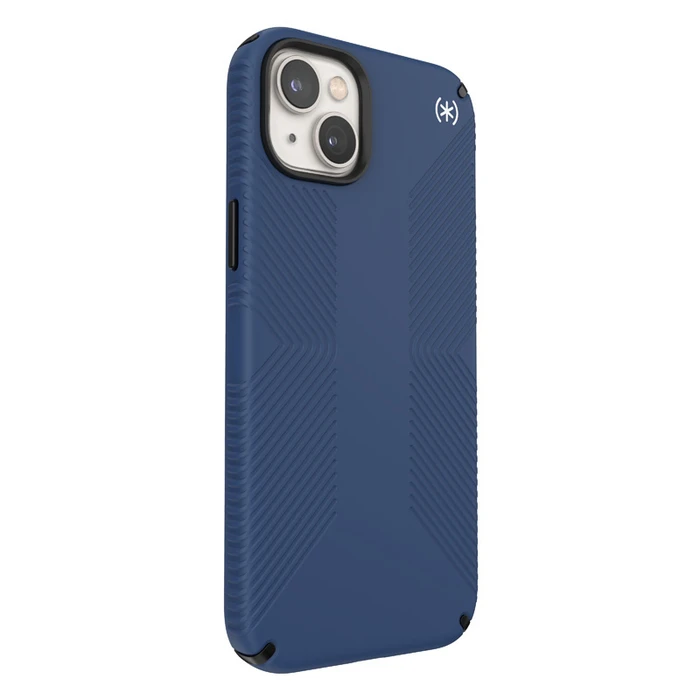 Speck Presidio2 Grip MICROBAN Apple iPhone 14 Plus / 15 Plus (Coastal Blue / Black / White)