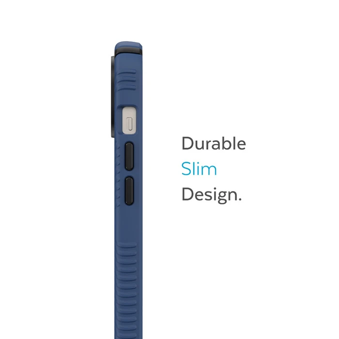 Speck Presidio2 Grip MICROBAN Apple iPhone 14 Plus / 15 Plus (Coastal Blue / Black / White)
