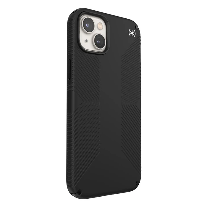Speck Presidio2 Grip MICROBAN Apple iPhone 14 Plus / 15 Plus (Black / Black / White)