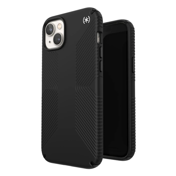 Speck Presidio2 Grip MICROBAN Apple iPhone 14 Plus / 15 Plus (Black / Black / White)
