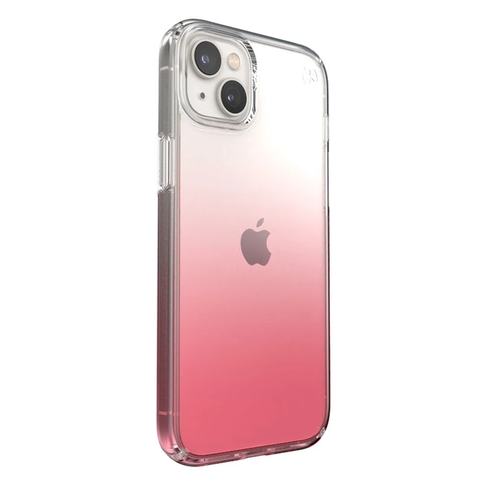 Speck Presidio Perfect-Clear Ombre MICROBAN Apple iPhone 14 Plus / 15 Plus (Clear / Vintage Rose Fade)