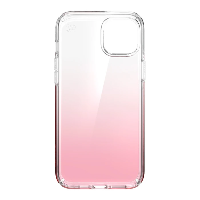 Speck Presidio Perfect-Clear Ombre MICROBAN Apple iPhone 14 Plus / 15 Plus (Clear / Vintage Rose Fade)