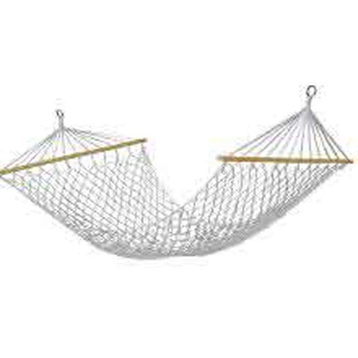 Velco Single Cotton Woven Hammock with Wood 200 x 80 cm