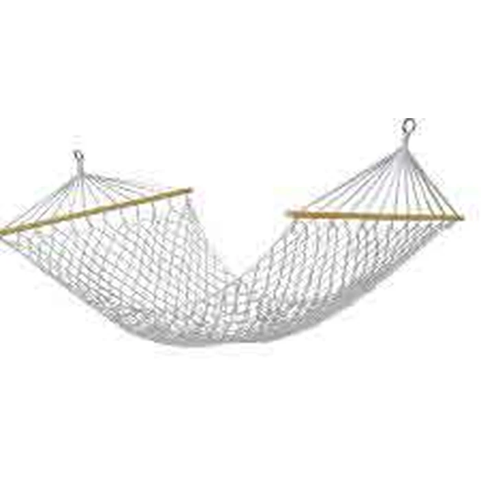 Velco Double Nylon Woven Hammock with Wood 200x125 cm