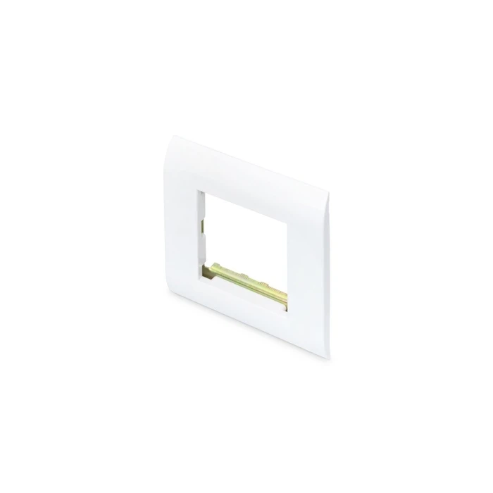 DIGITUS πλαίσιο 80 x 80 mm για καλύμματα και πρόσοψη, καθαρό λευκό, DN-93802-5-SH
