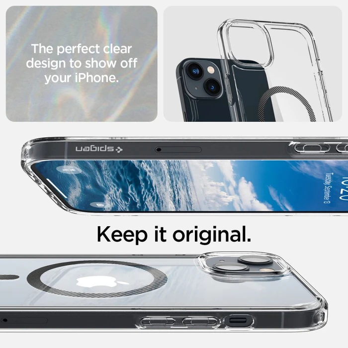 Spigen Ultra Hybrid Mag MagSafe Apple iPhone 14 Plus / 15 Plus Carbon Fiber