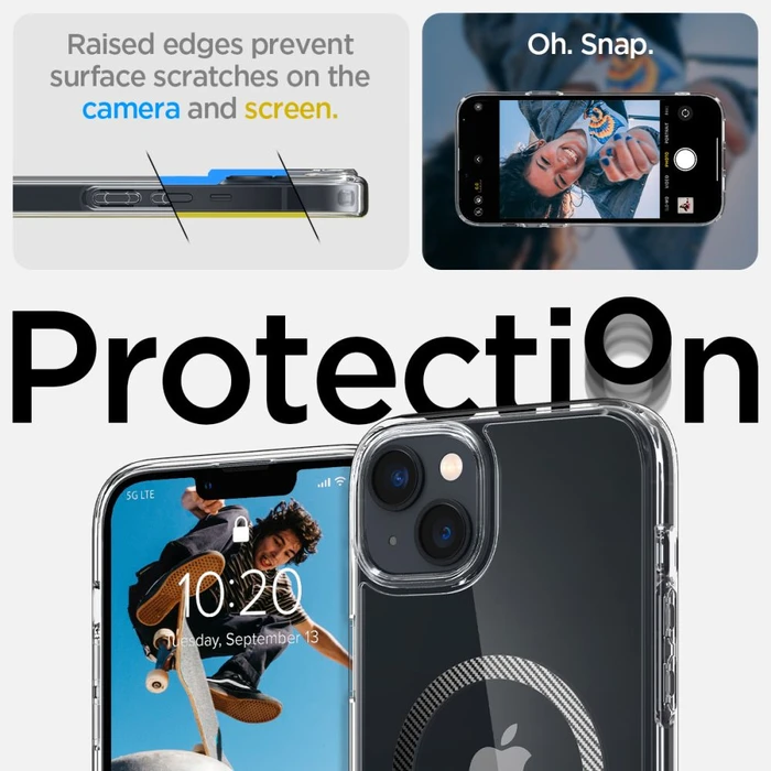Spigen Ultra Hybrid Mag MagSafe Apple iPhone 14 Plus / 15 Plus Carbon Fiber