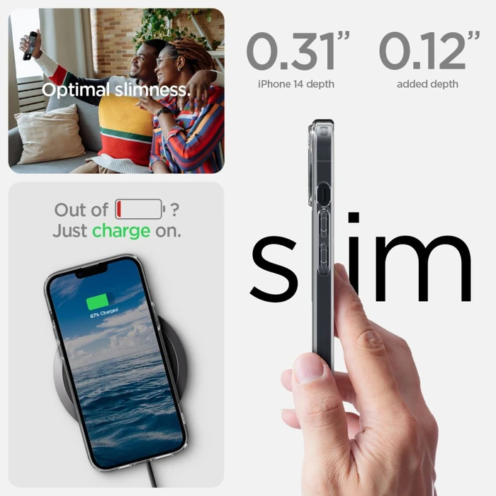 Spigen Ultra Hybrid Mag MagSafe Apple iPhone 14 Plus / 15 Plus Carbon Fiber