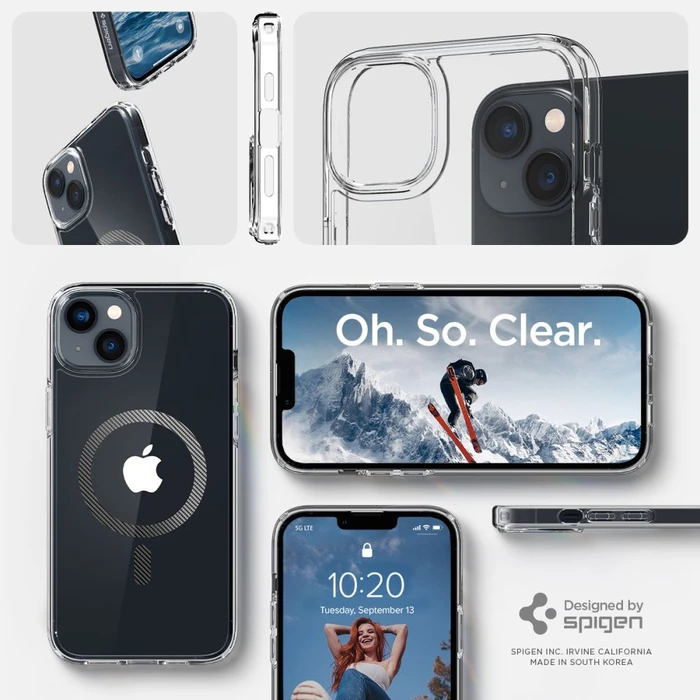 Spigen Ultra Hybrid Mag MagSafe Apple iPhone 14 Plus / 15 Plus Carbon Fiber