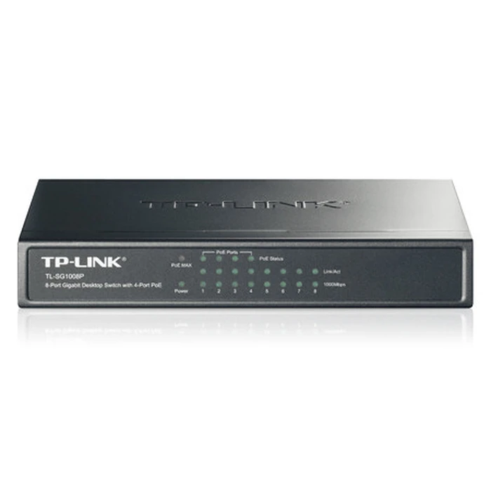 Network Switch TP-Link TL-SG1008P 1000M 8P. (4P PoE) v1