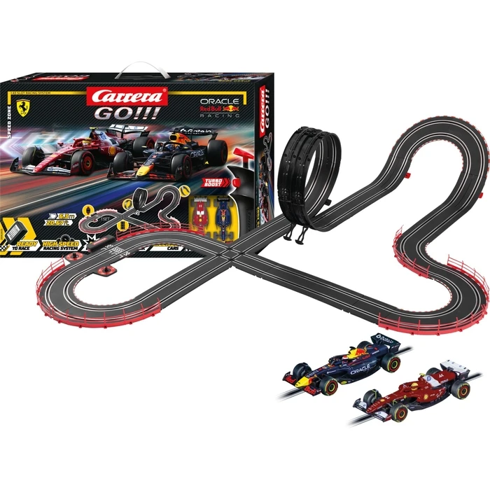 Carrera GO Speed Zone Σετ Πίστας 1:43 - Oracle Red Bull Racing RB21 & Ferrari SF-25 (6+)