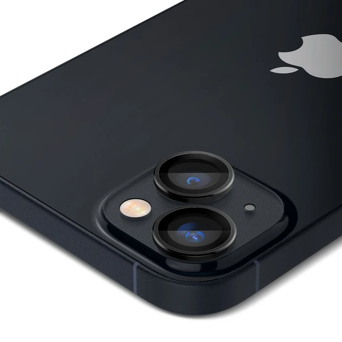 Spigen Optik.tr ez Fit Camera Protector Apple iPhone 14 / 14 Plus / 15 / 15 Plus Black [2 PACK]