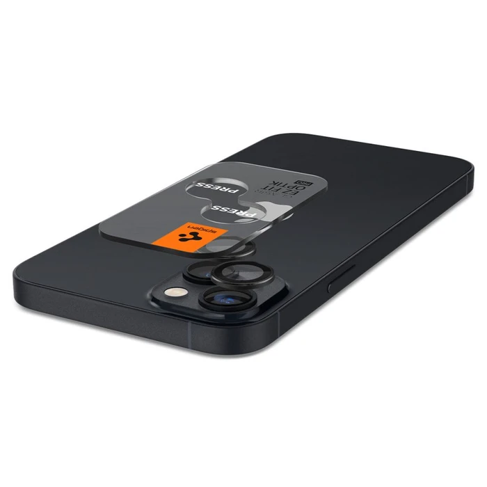 Spigen Optik.tr ez Fit Camera Protector Apple iPhone 14 / 14 Plus / 15 / 15 Plus Black [2 PACK]
