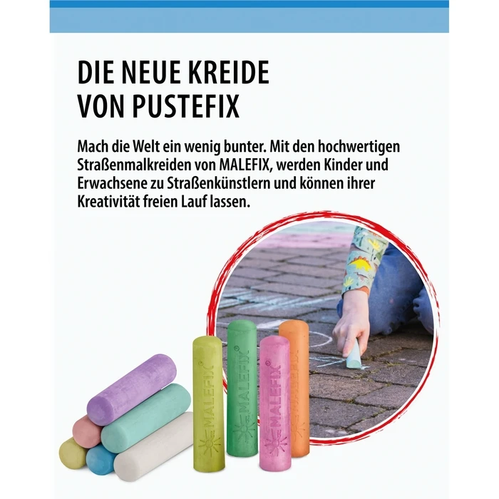 Pustefix Malefix Street Chalk - 20-pack