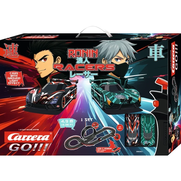 Carrera GO!!! Ronin Racers - Slot Car Set (1:43) - MPN 20062621, EAN 4007486626218