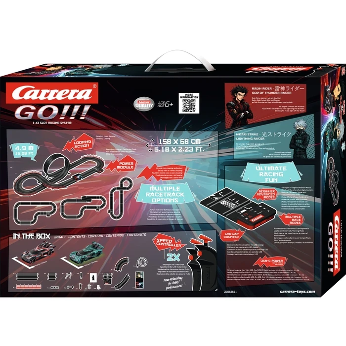 Carrera GO!!! Ronin Racers - Slot Car Set (1:43) - MPN 20062621, EAN 4007486626218