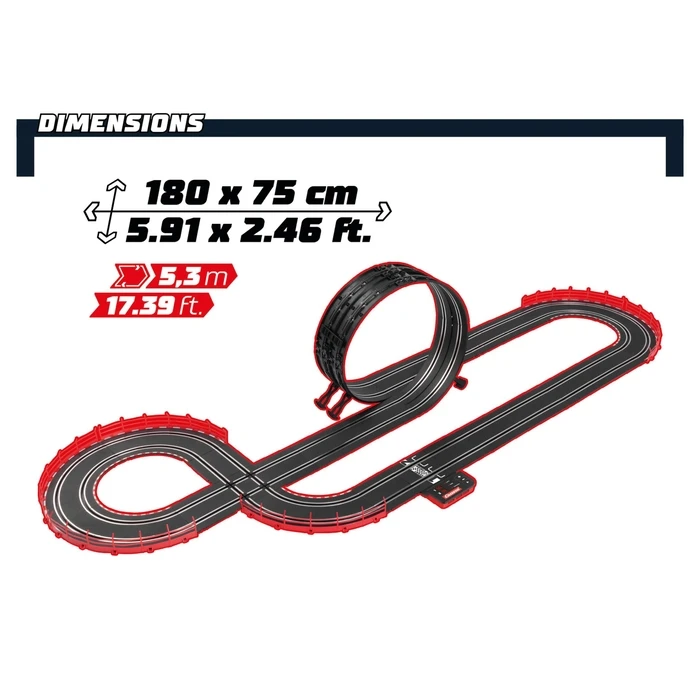 Carrera GO Red Bull GT3 Set (GO!!! 1:43 slot car racing set, 2-player)