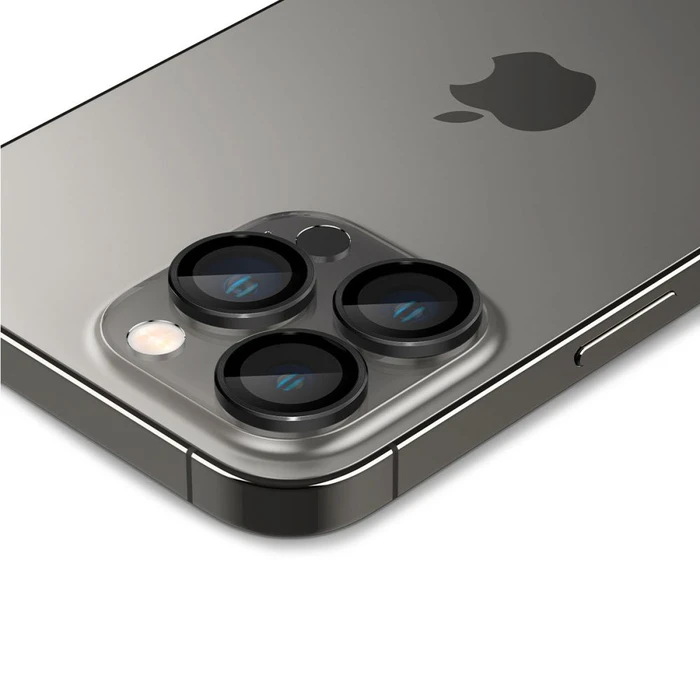 Spigen Optik.tr ez Fit Camera Protector Apple iPhone 14 Pro / 14 Pro Max / 15 Pro / 15 Pro Max / 16 Pro / 16 Pro Max / 17 Pro / 17 Pro Max Black [2 PACK]