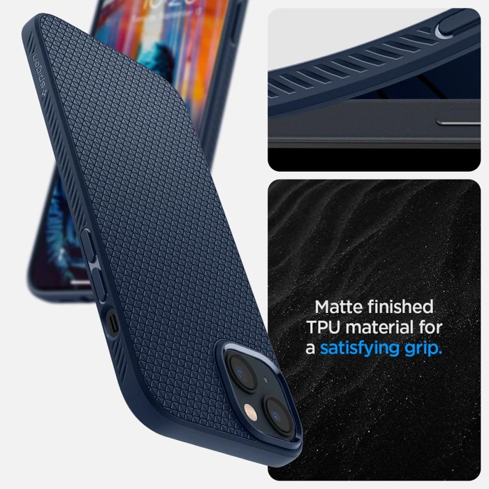 Spigen Liquid Air Apple iPhone 14 Plus / 15 Plus Navy Blue