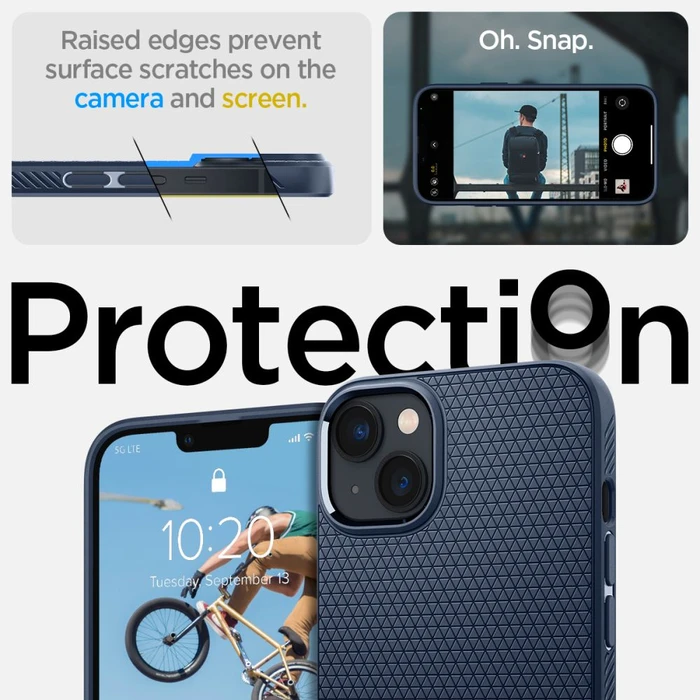 Spigen Liquid Air Apple iPhone 14 Plus / 15 Plus Navy Blue