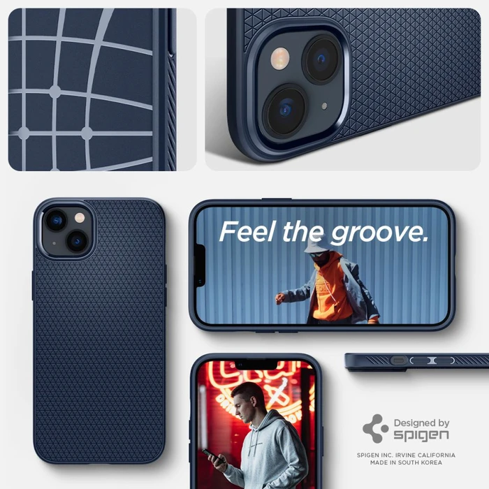 Spigen Liquid Air Apple iPhone 14 Plus / 15 Plus Navy Blue