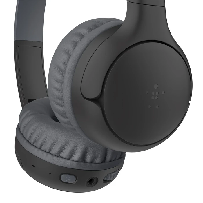 Belkin Soundform Mini 2 Ασύρματα/Ενσύρματα On‑Ear Ακουστικά, Μαύρο, 55 ώρες