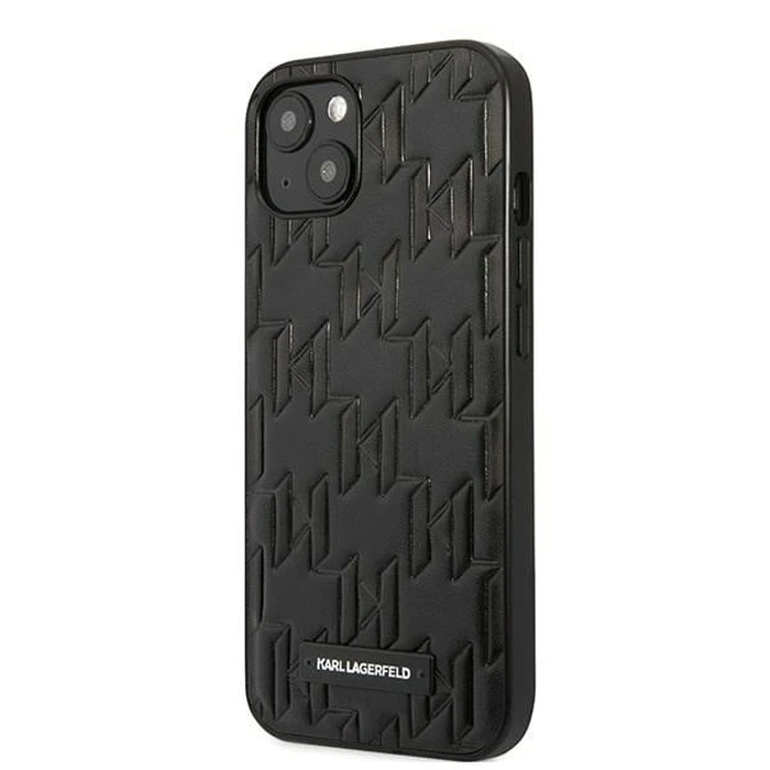 Karl Lagerfeld KLHCP13SMNMP1K Apple iPhone 13 mini hardcase black Monogram Plaque