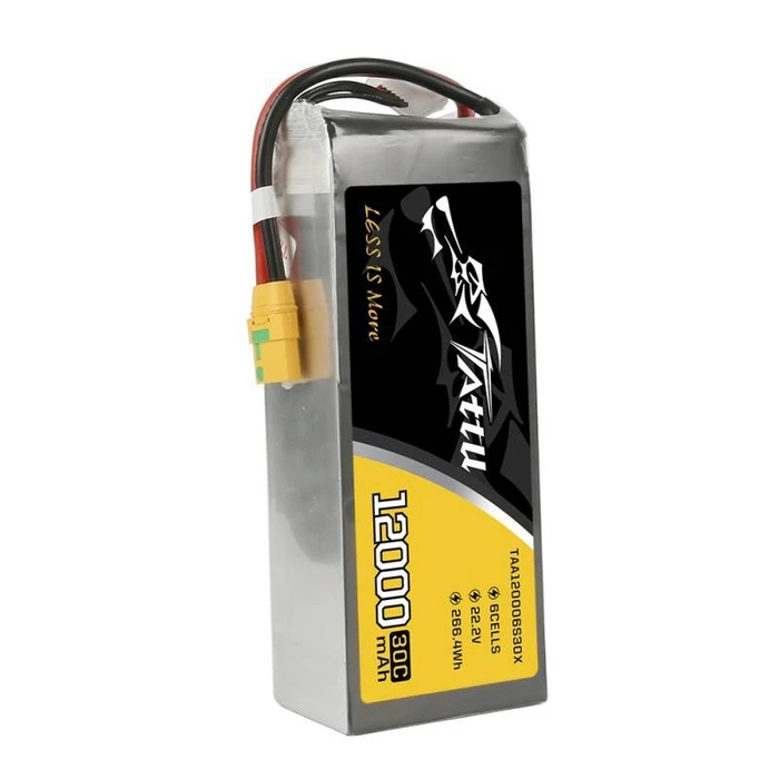 Μπαταρία Tattu 12000mAh 22.2V 30C 6S1P με βύσμα XT90 (MPN: TAA120006S30X, EAN: 6928493304655)