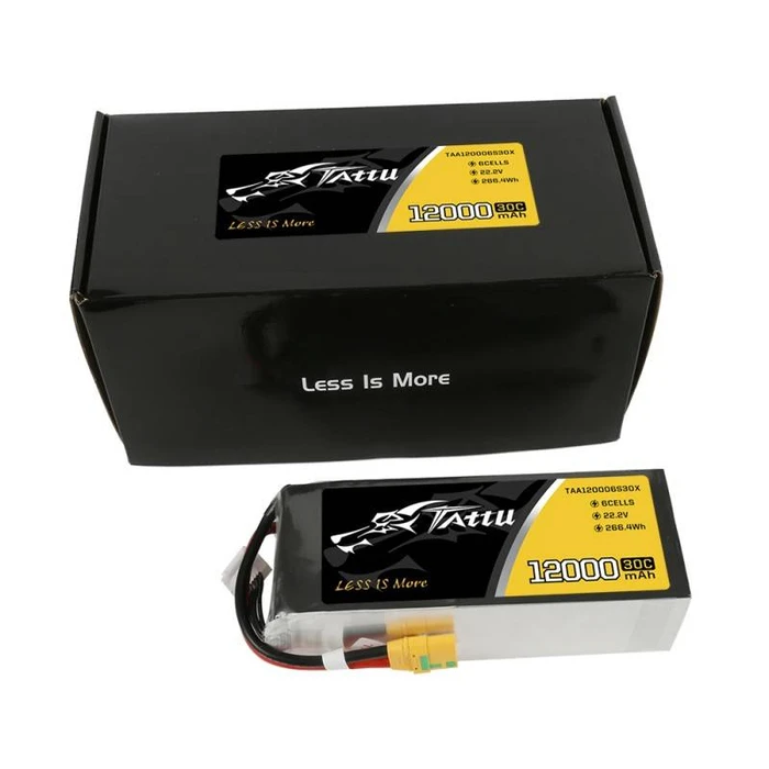 Μπαταρία Tattu 12000mAh 22.2V 30C 6S1P με βύσμα XT90 (MPN: TAA120006S30X, EAN: 6928493304655)