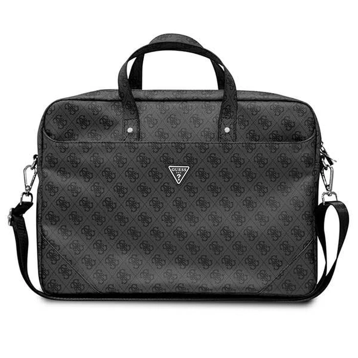 Guess GUCB15P4TK 16 inch black Saffiano 4G Hot Stamp Triangle Logo