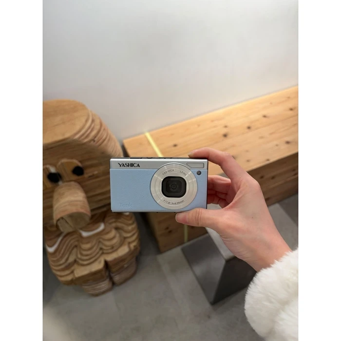 Yashica Tank Compact Blue Camera 12MP 8x Optical Zoom