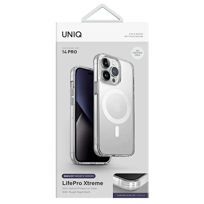 UNIQ LifePro Xtreme Apple iPhone 14 Pro Magclick Charging frost clear