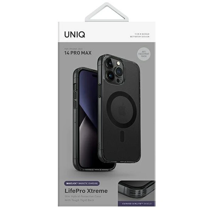 UNIQ LifePro Xtreme Apple iPhone 14 Pro Max Magclick Charging smoke frost