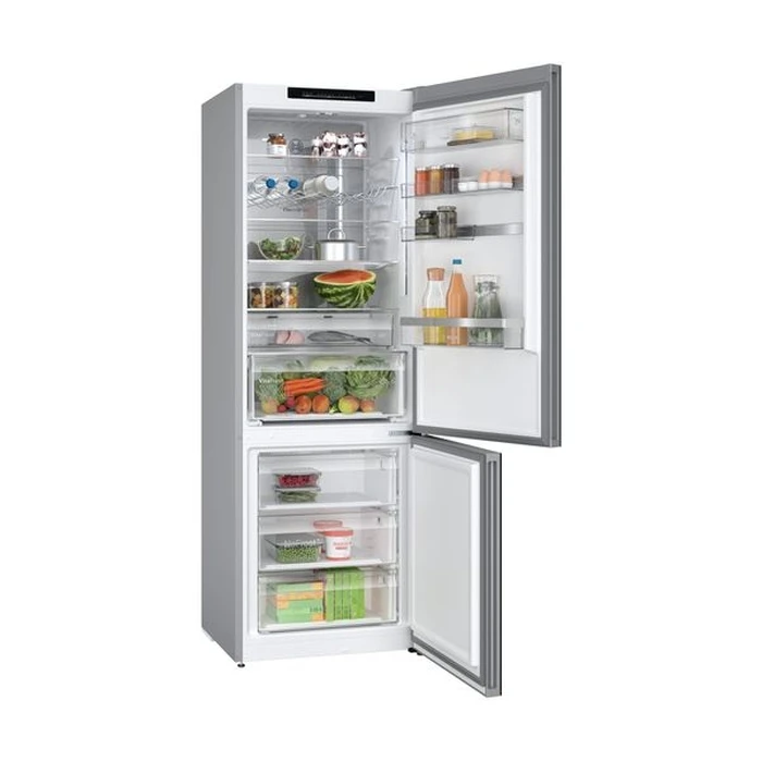 Ψυγειοκαταψύκτης Bosch KGN49LBCF 70cm Black Glass