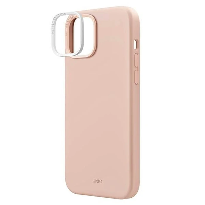 UNIQ Lino Hue Apple iPhone 14 Plus / 15 Plus Magclick Charging blush pink