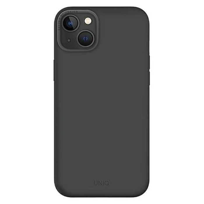UNIQ Lino Hue Apple iPhone 14 Plus / 15 Plus Magclick Charging charcoal grey
