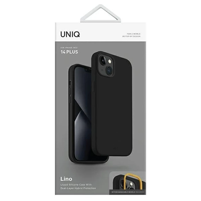 UNIQ Lino Apple iPhone 14 Plus / 15 Plus midnight black