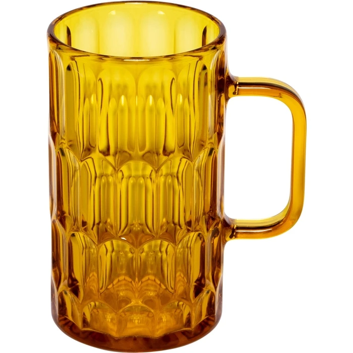 guzzini VANITY Beer Tumbler Acrylic, Saffron Yellow