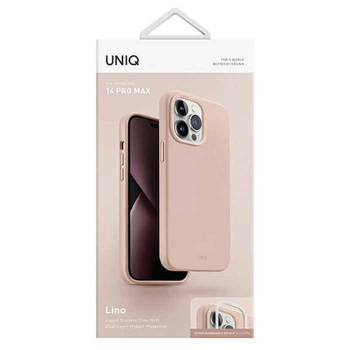 UNIQ Lino Apple iPhone 14 Pro Max pink blush
