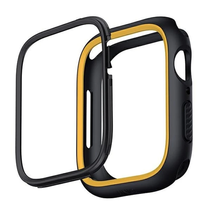 UNIQ Moduo Case Apple Watch 4/5/6/7/8/9/SE 44/45mm black-mustard/midnight-mustard