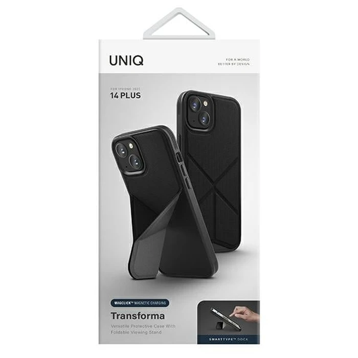 UNIQ Transforma Apple iPhone 14 Plus / 15 Plus Magclick Charging ebony black