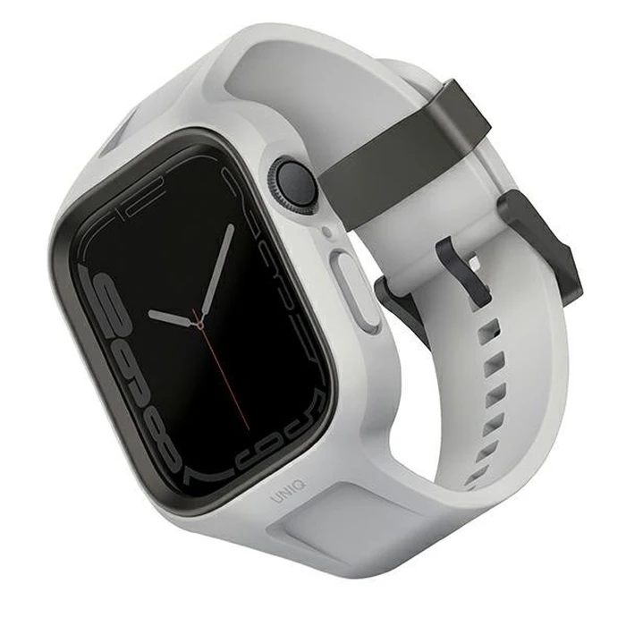 Belt + case UNIQ Monos 2in1 Apple Watch 4/5/6/7/8/9/SE 44/45mm gray/chalk grey