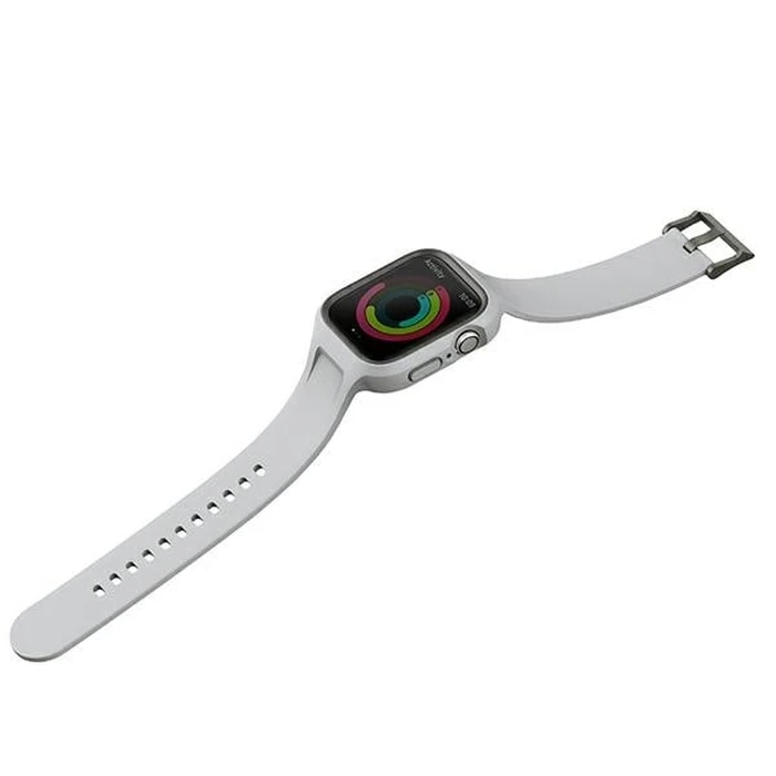 Belt + case UNIQ Monos 2in1 Apple Watch 4/5/6/7/8/9/SE 44/45mm gray/chalk grey