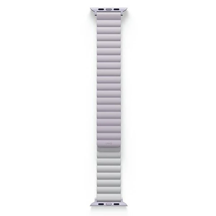 UNIQ Revix strap for Apple Watch 4/5/6/7/SE/8/9/Ultra 44/45/49mm Reversible Magnetic lilac-white