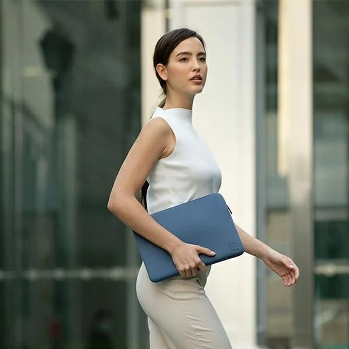 UNIQ Cyprus laptop Sleeve 16 inch marl grey Water-resistant Neoprene