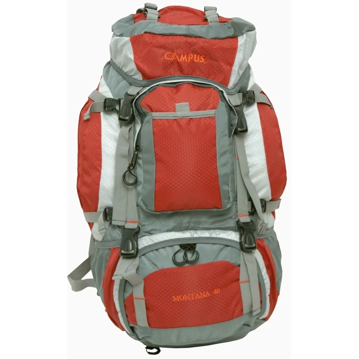 Campus MONTANA 50L Backpack Red-Gray