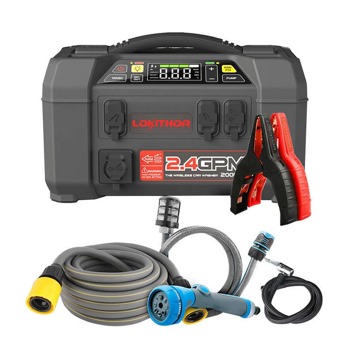 Lokithor AW401 Portable Car Jump Starter 20000mAh with Power Bank, Flashlight, USB, 12V