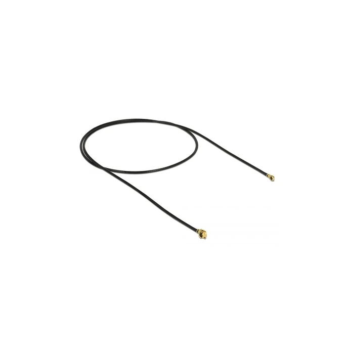 DELOCK Antennenkabel U.FL MHF > IV/HSC MHF St/St 1.13 0.40m (Model 89650)