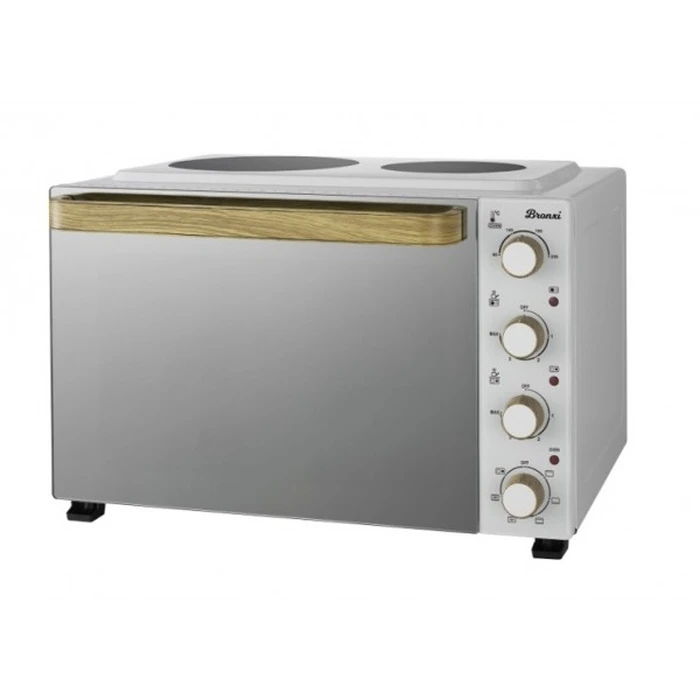 Φουρνάκι Bronxi 50 λίτρων με 2 κεραμικές εστίες BX-5032 