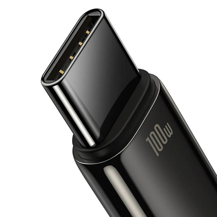 Καλώδιο USB to USB-C Baseus Tungsten Gold , 100W, 1m (black)